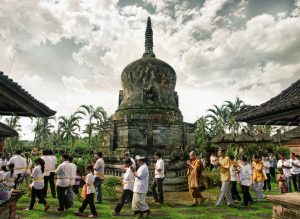 pradaksina stupa pura pegulingan