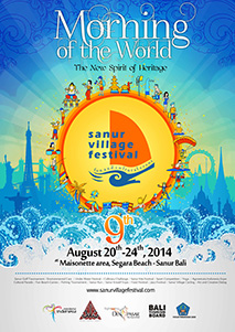Sanur Festival 2014, Tanggal 20 – 24  Agustus, Bergembira dan beraktivitas bersama
