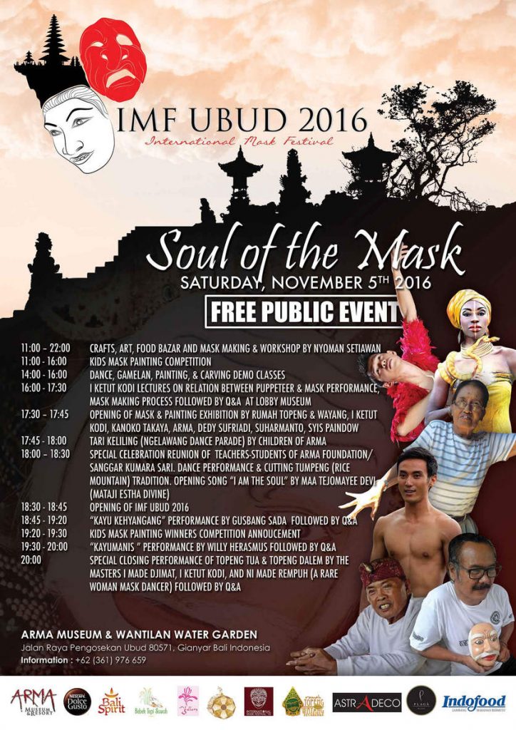 International Mask Festival Ubud 2016