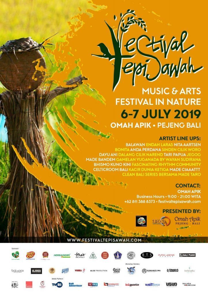 Festival Tepi Sawah Schedule Poster