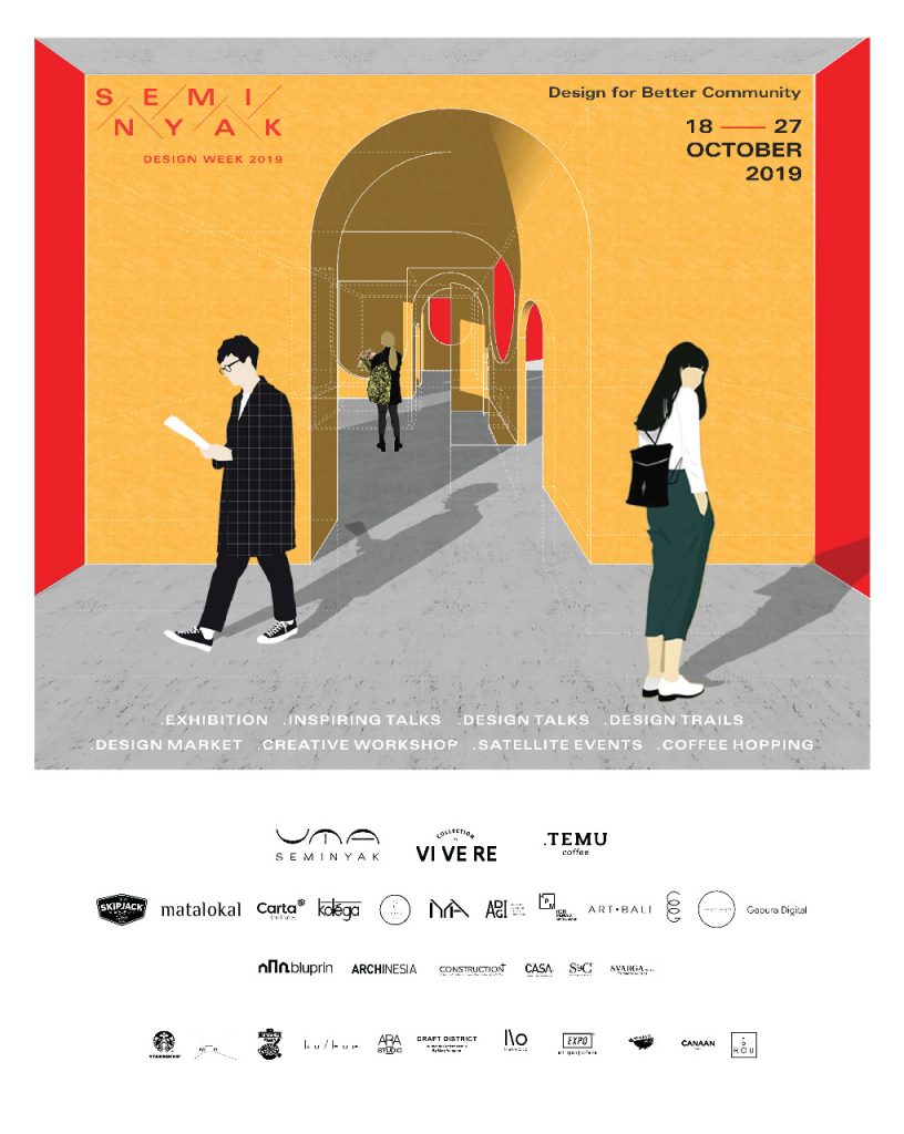 SEMINYAK DESIGN WEEK pada 18 -27 Oktober 2019 di Bali.